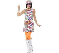 Déguisement Hippie Cool Années 60 Femme Xl Multicolore