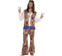 W WIDMANN MILANO Party Fashion - Costume hippie homme, Flower Power, carnaval, soirée à thème