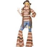 Déguisement Hippie Harmonie Femme Xl Multicolore