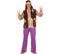 Déguisement Hippie - Homme - L WIDMANN Multicolore G