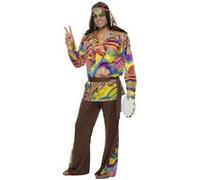 Déguisement hippie homme Medium G