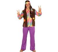 Widmann Hippie (Shirt With Vest, Pants, Headband) (M) Different Colors