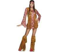 Boland 10118029 Costume hippie Hottie pour femme Taille 40/42