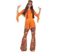 Déguisement Hippie joyeux femme - FUNIDELIA - Taille M - Accessoires pour Halloween et carnaval L