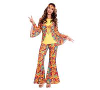 Déguisement Hippie Orange Femme Orange, Cuivre, Mandarine