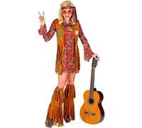 W WIDMANN MILANO Party Fashion - Costume Hippie, Robe, Flower Power, Fille Fleur, Costumes de Carnaval