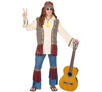 Déguisement Hippie Peace Homme Medium Multicolore