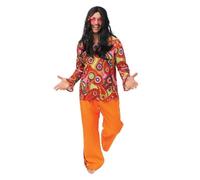 Déguisement hippie - PTIT CLOWN - PTIT CLOWN - Taille L/XL - Orange - Homme L/XL