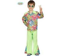 Déguisement Hippie Woodstock - Garçon - Taille 7/9 ans (120 à 132 cm) verte G