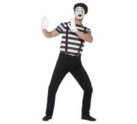 Déguisement Homme Artiste Mime Gentleman Smiffys Noir Taille L