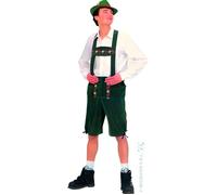 Déguisement Homme Bavarois M - Costume Tyrolien Multicouleur avec Pantalon à Bretelles L