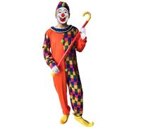 Déguisement Homme Costume De Clown Style Élégant Pour Bal Masqué Performance Avec Queue De Pie Tenue Masculine Raffinée Et Théâtrale