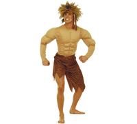 Déguisement Homme De La Jungle Homme Large Marron