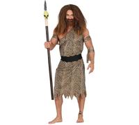Déguisement homme des cavernes adulte - Préhistoire Vaudou - Marron - Polyester
