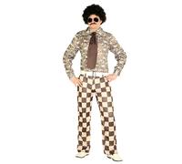 Déguisement Homme Disco Hippie (Taille M) Multicolore