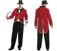Mom Gold Circus Presenter Man Costume Rouge M-L