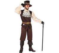 Déguisement homme steampunk M/L - Déguisements et fêtes Marron G