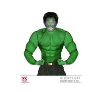 WIDMANN MILANO PARTY FASHION GREEN SUPER MUSCLE SHIRT - (L)