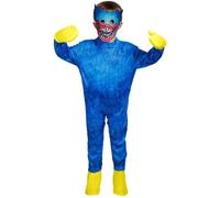 Déguisement Huggy Wuggy Poppy Playtime enfant - FIESTA Y CARNAVAL, SL - 9 ans - Noir 9 ans