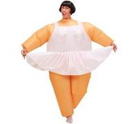 W WIDMANN MILANO Costume gonflable Ballerine avec soufflerie intégrée – Carnaval, fête à thème