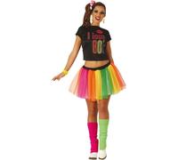 Déguisement I Love 80 Sportswoman Pour Femme (Taille M) Multicolore