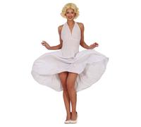 DÉGUISEMENT ICÔNE SUBWAY DRESS ANNÉES 50 FEMME S Blanc M