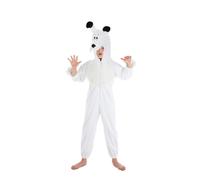 Déguisement Idefix Astérix Et Obélix Enfant - Taille: 7 À 8 Ans (128 Cm) Blanc
