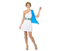 Déguisement impératrice Grecque bleue femme