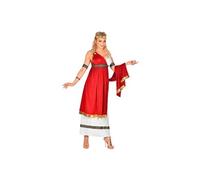 déguisement impératrice romaine robe longue femme - m - rouge - 009102