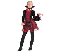 Déguisement impératrice vampire fille Halloween - 10-12 ans (140-152 cm)