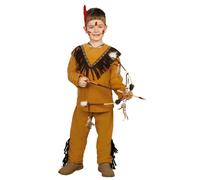 Fiestas GUiRCA Déguisement d'Indien pour Enfant Garçon 7-9 ans