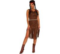 Déguisement Indienne Arya pour femme - FIESTAS GUIRCA, S.L. - Marron - Carnaval M