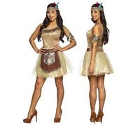 Déguisement Indienne Brillante Femme Xl (44/46) Vert