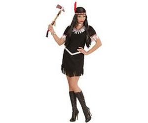 déguisement indienne coriace femme - m - noir - widmann 06702 Noir G