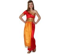 Déguisement indienne fille - Marque - Modèle - Fille - Orange - Robe - Bandeau 7-9 ans