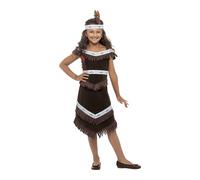 Deguisement Indienne Pour Enfant Taille : 10/12 Ans Noir