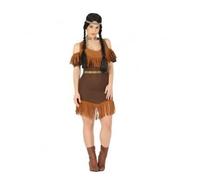 Déguisement Indienne Sioux Adulte - No Name - Indien - Marron - Polyester M