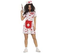 Déguisement Infirmière Vintage Zombie Blanc Femme Blanc