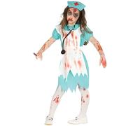 DÉGUISEMENT INFIRMIÈRE ZOMBIE FILLE - ENSANGLANTÉ 5-6 ans