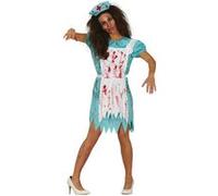 déguisement infirmière zombie vintage femme - m - vert - guirca 79003 Vert G