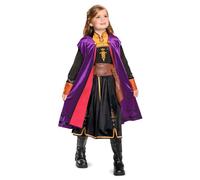 Déguisement - JAKKS PACIFIC - Deluxe Anna (La Reine des Neiges) - Robe longue & cape velours - Licence officielle - 2 pièces 5-6