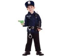 Deguisement jeu de role enfant Policier 3-6 ans Bleu G