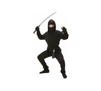 Déguisement Jeune Ninja - Garçon - Taille 8/10 ans (126 à 138 cm) noir G