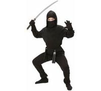 Déguisement Jeune Ninja - Garçon - Taille 8/10 ans (126 à 138 cm) noir G