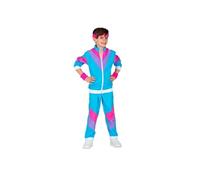 W WIDMANN MILANO Party Fashion - Costume pour enfant survêtement, veste et pantalon, tenue des années 80, survêtement de jogging pour le carnaval et les fêtes