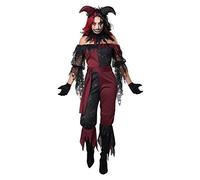 Psycho Jester Fancy Dress Costume for Women Large