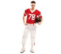 Mom Rugby Player Man Costume Rouge M-L