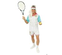 Déguisement Joueur de Tennis - PTIT CLOWN - Carnaval, Halloween, Cosplay, Spectacle, Théâtre, Fête Costumée, Soirée Déguisée -Blanc S/M