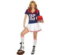 Déguisement Joueur Football Américain Femme - Taille: M / L Bleu