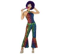 Atosa Déguisement JOUR DE FETE Disco Fever Multicolore Polyester Taille XL